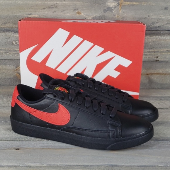 Nike Shoes - Nike Blazar Low Floral Swoosh Women's Sneakers